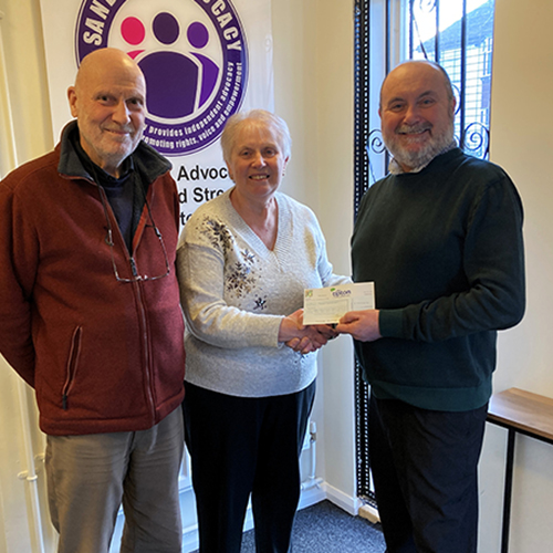 Tipton Civic Society Cheque presentation